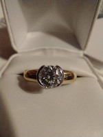 1.02 ct diamond solitaire ring Alvin Goldfarb