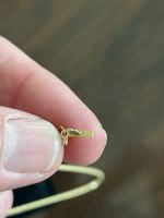 14K gold rope chain necklace 2mm wide 20” long 9.13 grams