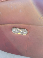 Burgundy Recliner Leather Sofa
