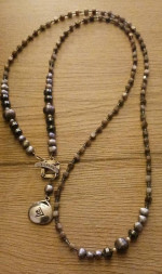 Silpada sterling, pearls, shells, hematite Necklace