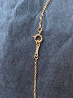 Tiffany 18K Gold Designer Trellis Palm Necklace - New