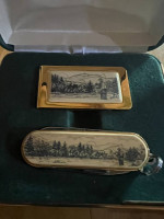 BARLOW MONEY CLIP & SWISS KNIFE FLY FISHING SCENE