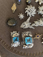 Topaz Bracelet Broach set