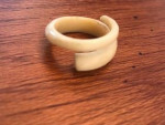 Bone Ring, Size 6 1/2