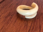 Bone Ring, Size 6 1/2