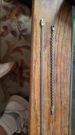 Matching sterling necklace and bracelet