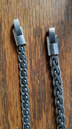 Matching sterling necklace and bracelet