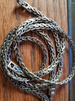 Matching sterling necklace and bracelet
