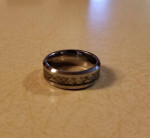 tungsten dragon knot ring
