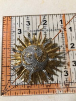 Swarovski Celestial Moon Sun Brooch