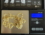 24" Diamond Cut 3.5 Solid Gold Rope Chain 14K
