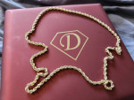 24" Diamond Cut 3.5 Solid Gold Rope Chain 14K