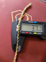 24" Diamond Cut 3.5 Solid Gold Rope Chain 14K