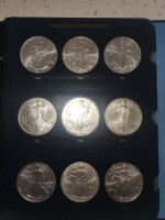 Complete set American Silver Eagle (36)