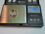 RING 14K GOLD MEN'S WEDDING BAND 9.6 GRAMS SIZE 9 NICE