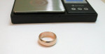 RING 14K GOLD MEN'S WEDDING BAND 9.6 GRAMS SIZE 9 NICE