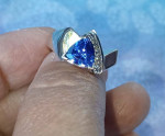 Tanzanite Ring 18kt White Gold