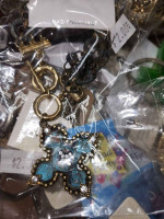 Assorted Jewelry Bracelets. Earrings, Key Chains Rings NEW