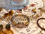 26+ Pairs of Pierced Earrings, Cleaned and w/backs