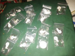 New Spinner Rings lot of 16 in 8 designs in size 9 and 10