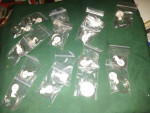 New Spinner Rings lot of 16 in 8 designs in size 9 and 10