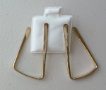 14kt Gold Asymmetrical Earrings