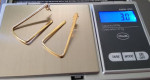 14kt Gold Asymmetrical Earrings