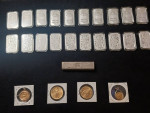 Large gold and silver coin collection for barter