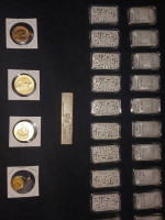 Large gold and silver coin collection for barter