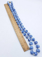 Hand Painted Old Chinese Porcelain Necklace
