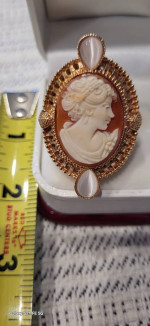 Amedeo Carnelian Cameo ring