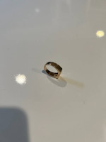 Mens engagement ring .35ct real diamonds 14k Rose gold size 7