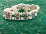 Fleur de Lis  Stretch Bracelet