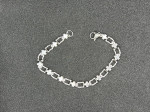 Cross Chain Stainless Steel Bracelet