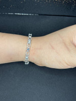 Cross Chain Stainless Steel Bracelet