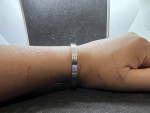Cuff silver bangle
