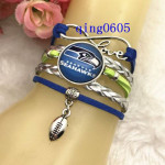 SEATTLE SEAHAWKS Infinity Charm Bracelet *** NEW*** 2 FOR $15