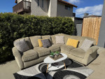 Delivery Available! - Very Nice 4 Piece Sectional Couch Sofa