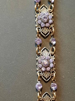 Designs by Nanine Bronze tone 7” bracelet