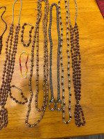 Native American Navajo Made Ghost Bead Necklaces And Bracelets
