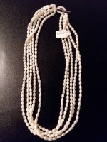 5 Strand Seed Pearl Necklace