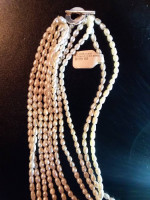 5 Strand Seed Pearl Necklace