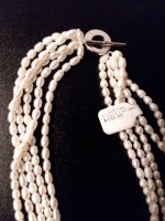 5 Strand Seed Pearl Necklace