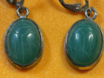 Jade Necklace and Earrings