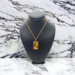Credit Suisse 10g Fine Gold 999.9 w/ 18K Bezel & 14K Rope Chain 16.7g
