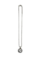 Gucci Interlocking G Pendant Sterling Silver .925 Ag Necklace 19.1g