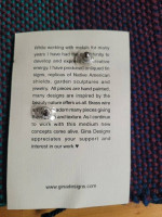 Hand Crafted Designed by Gina Napa Valley Cat Earrings Pierced