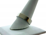14K White Gold Band Style Ring - Size 10 - 9.0g