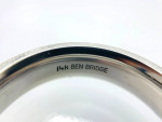 14K White Gold Band Style Ring - Size 10 - 9.0g