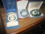 Jade, cloissonne, coral